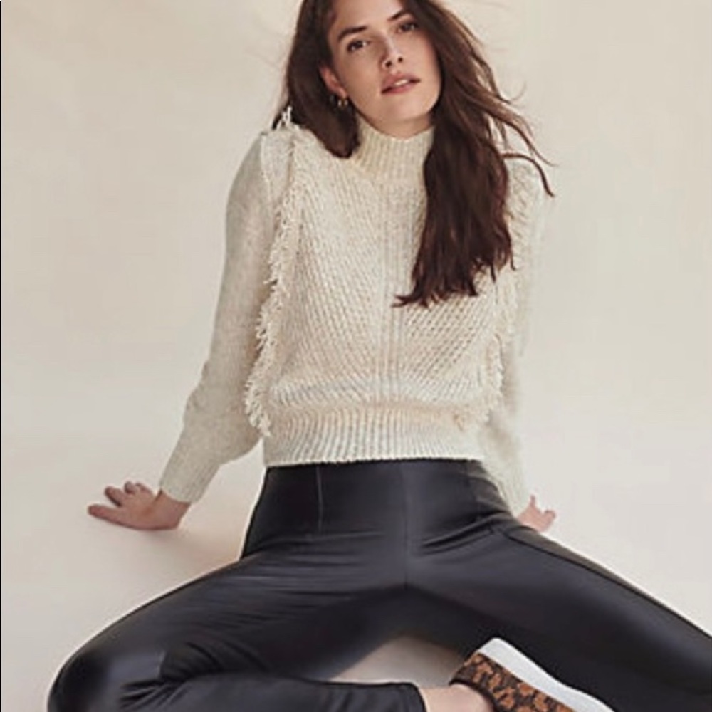 Fringe Ribbed Sweater